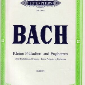 バッハ 小プレリュードとフーガ bach kleine praludien und fughetten