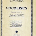 パノフカ 12の芸術家のためのヴォカリーズ Op.86 12 Vocalises D'Artiste Op.86 panofka ソプラノ/メゾ・ソプラノ用 jobert