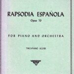 アルベニス スペイン狂詩曲 作品70 2台ピアノ 輸入楽譜 albeniz rapsodia espanola op.70 two-piano インターナショナル・ミュージック社