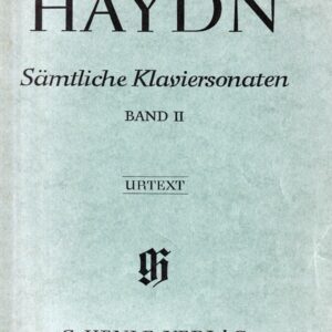 ピアノ・ソナタ全集 第2巻 輸入楽譜 ハイドン samtliche klaviersonaten band2 haydn ヘンレ社 henle 原典版 urtext