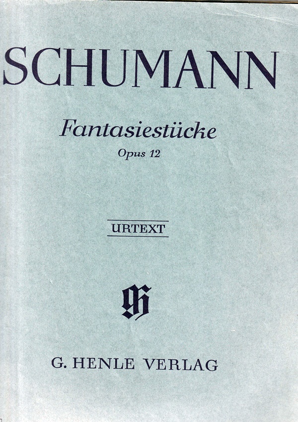 シューマン 幻想小曲集 作品12 ウィーン原典版 - 楽譜