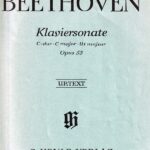 ベートーヴェン ピアノ・ソナタ 第21番 ハ長調 Op.53 ワルトシュタイン 輸入楽譜 klaviersonate c-dur Beethoven ヘンレ henle urtext