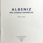 アルベニス 6つのスペイン舞曲 輸入楽譜 Albeniz Seis danzas Espanolas para piano ピアノ・ソロ union musical ウニオン・ムシカル 洋書