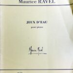 ラヴェル 水の戯れ 輸入楽譜 Ravel Jeux d'eau pour piano マックス・エシーク社 Max eschig ピアノ・ソロ 洋書 フランス