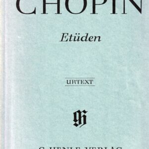 ショパン 練習曲集 輸入楽譜 Chopin Etuden Op.10 Op.25 Drei etuden 原典版 Urtext ヘンレ社 Henle ピアノ・ソロ piano solo
