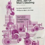 バッハ 主よ人の望みの喜びよ （クラリネット六重奏） 輸入楽譜 bach Jesu, Joy of Man’s Desiring アンサンブル 洋書