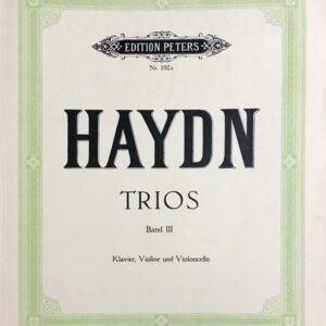 ハイドン ピアノ三重奏曲集 第3巻 輸入楽譜 haydn trios パート譜セット ピアノ バイオリン チェロ 洋書