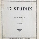 クロイツェル ビオラのための42の練習曲 輸入楽譜 kreutzer 42 studies for viola ヴィオラ 洋書