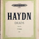 ハイドン 3つのデュエット・Op.99 輸入楽譜 haydn duos 2violinen ヴァイオリン 洋書