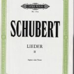 シューベルト 歌曲集 第2巻 輸入楽譜 Schubert Lieder ? Sopran oder Tenor ペータース社 peters 独語 声楽 Vocal