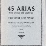 ヘンデル オペラ、オラトリオから45のアリア(高声用) 第3巻 輸入楽譜 Handel 45 Arias インターナショナル・ミュージック ピアノ伴奏 声楽