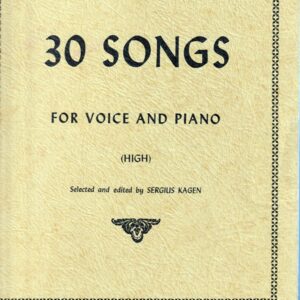 フォーレ 歌曲集 高声用(仏語) 輸入楽譜 Faure 30 Songs for voice and piano インターナショナル・ミュージック社 international music