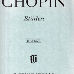 ショパン 練習曲集 Op.10, 25, 3つの新しい練習曲 輸入楽譜 Chopin Etuden ヘンレ Henle 原典版 Urtext ピアノ・ソロ piano solo