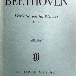 ベートーヴェン 変奏曲集 第1巻 第2巻 輸入楽譜 Beethoven Variationen fur Klavier Band1,2 ヘンレ Henle ピアノ pianosolo 原典版 urtext