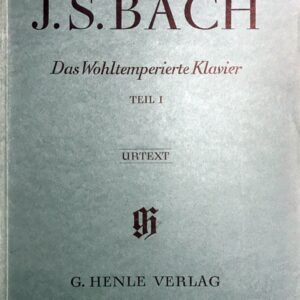 バッハ 平均律クラヴィーア曲集 第1巻 第2巻 輸入楽譜 Bach DasWohltemperierte Klavier Teil1,2 ヘンレ Henle ピアノ piano 原典版 urtext