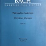 バッハ クリスマス・オラトリオ BWV 248(独語・英語) 輸入楽譜 Bach Christmas Oratorio Vocal Score ピアノ伴奏 合唱 ベーレンライター