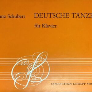 シューベルト 16のドイツ舞曲 輸入楽譜 Schubert Deutche Tanze fur klavier ピアノ・ソロ piano solo ペータース社 peters 洋書