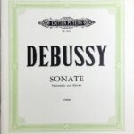 ドビュッシー チェロ・ソナタ 二短調 輸入楽譜 Debussy Sonate Violloncello urtext ペータース社 peters piano ピアノ伴奏 洋書