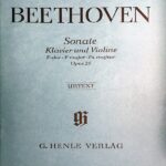 ベートーヴェン ヴァイオリン・ソナタ 第5番 へ長調 Op.24 「春 (スプリング)」 輸入楽譜 Beethoven Sonate Klavier und Violine Op.24