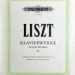 リスト ピアノ曲集 第4巻 パガニーニ練習曲 3つの演奏会用練習曲 2つの演奏会用練習曲 輸入楽譜 Liszt Piano works 4 Paganini-etuden 洋書