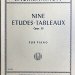 ラフマニノフ 絵画的練習曲 「音の絵」 Op.39 輸入楽譜 Rachmaninoff Nine etudes tableaux for piano インターナショナル　international