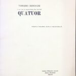 弦楽四重奏曲 池内友次郎 深新会版/楽譜