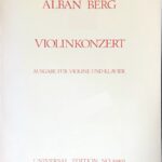 アルバンベルク ヴァイオリン協奏曲 alban berg violinkonzert 輸入楽譜/ヴァイオリン/弦楽/universal/ユニバーサル/ピアノ