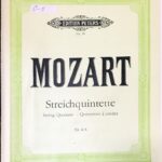 モーツァルト 弦楽五重奏曲 mozart streichquintette 輸入楽譜/フルスコア/ヴァイオリン/ピアノ/peters
