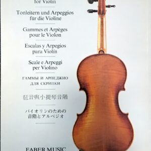 デレクコリアー バイオリンのための音階とアルペジオ derek collier scales and arpeggios for violin 輸入楽譜/ヴァイオリン