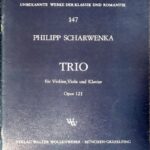 シャルヴェンカ ピアノ三重奏曲集 pholipp scharwenka trio 輸入楽譜/ヴァイオリン/ヴィオラ/弦楽/Verlag Walter Wollenweber