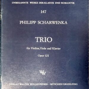 シャルヴェンカ ピアノ三重奏曲集 pholipp scharwenka trio 輸入楽譜/ヴァイオリン/ヴィオラ/弦楽/Verlag Walter Wollenweber