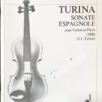 トゥリーナ スペインソナタ turina sonate espagnole 輸入楽譜/洋書/ヴァイオリン/ピアノ/schott/ショット