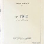ホアキン・トゥリーナ ピアノ三重奏 joaquin turina trio 輸入楽譜/洋書/弦楽/フルスコア/ヴァイオリン/salabert/サラベール