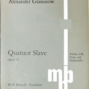 グラズノフ 5つのノヴェレッテ glasunov 5 novelletten op15 輸入楽譜/洋書/弦楽四重奏/オーケストラ/ヴァイオリン/Belaieff/ベライエフ  – 中古楽譜専門店プラスノート