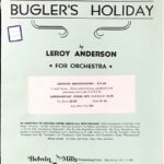 ルロイアンダーソン ラッパ吹きの休日 leroy anderson Bugler's Holiday 輸入楽譜/洋書/フルスコア/オーケストラ/吹奏楽/Belwin Mills