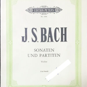 バッハ 無伴奏ヴァイオリンのためのソナタとパルティータ bach Sonaten und Partiten Violine 輸入楽譜/peters/carl fresch編