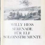 ヴィリーヘス 11の独奏楽器によるセレナード Willy Hess Serenade Fur 11 Soloinstrumente Op19 輸入楽譜/洋書/フルスコア/オーケストラ