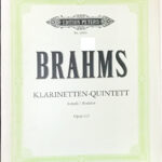 ブラームス クラリネット五重奏曲 brahms klarinetten quintett op115 輸入楽譜/洋書/弦楽/ヴァイオリン/フルスコア/peters/ペータース