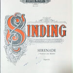 シンディング セレナーデ sinding serenade op92 輸入楽譜/洋書/弦楽/ピアノ三重奏曲/ヴァイオリン/peters/ペータース