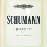 シューマン 四重奏曲集 schumann quartette op41 輸入楽譜/洋書/ヴァイオリン/ヴィオラ/peters/ペータース