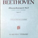 ベートーヴェン ピアノ協奏曲第3番 op 37 beethoven klavierkonzert 3 輸入楽譜/洋書/ピアノ/henle/ヘンレ