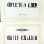 overture Album 1-2 序曲 輸入楽譜/洋書/ピアノ/連弾/1台4手/peters/ペータース