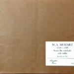 ファクシミリ モーツァルト チェンバロとヴァイオリンのソナタ mozart Sonat for cembalo och violin, Kochel nr 454 輸入楽譜/自筆譜