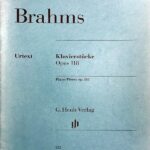 ブラームス 6つの小品 Op.118 輸入楽譜 Brahms Piano pieces ヘンレ社 Henle 原典版 Urtext 洋書 ピアノ・ソロ Piano solo クラシック