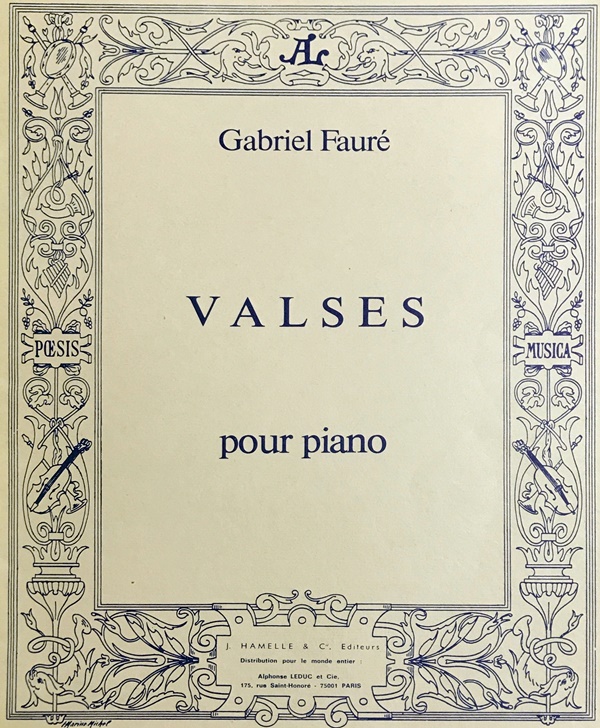 フォーレ ワルツ集 (ワルツ・カプリス) 輸入楽譜 Faure Valses pour