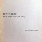 ドビュッシー 小組曲 ピアノ連弾 輸入楽譜 Debussy Petite suite pour piano a quqtre mans デュラン社 小舟にて 行列 メヌエット バレエ