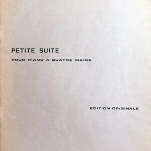ドビュッシー 小組曲 ピアノ連弾 輸入楽譜 Debussy Petite suite pour piano a quqtre mans デュラン社 小舟にて 行列 メヌエット バレエ