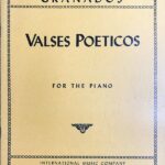 グラナドス 詩的なワルツ 輸入楽譜 Granados Valses Poeticos for the piano インターナショナル・ミュージック社 ピアノ・ソロ 洋書