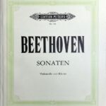 ベートーヴェン チェロ・ソナタ集 Op.5 No.1-2,Op69,Op.102 No.1-2 輸入楽譜 Beethoven Sonaten Violoncello und Klavier ペータース 洋書