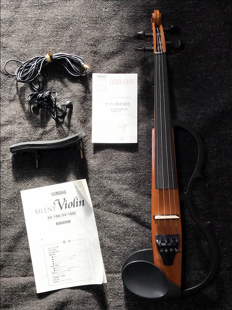 YAMAHAヤマハ SV-100 サイレントバイオリン 本体 ケース付 – 中古楽譜